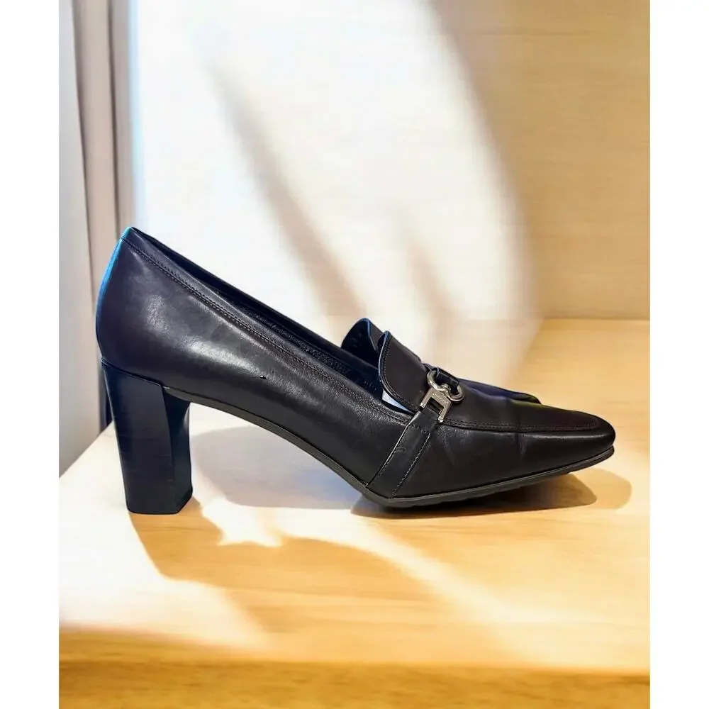 Vintage Coach P030 Deborah Calf Leather Pumps Size 7B - Picture 2 of 9